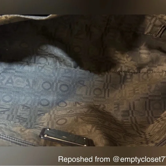 Salvatore Ferragamo Gancini Satchel in Brown Leather - Picture 8 of 16